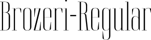 Brozeri-Regular