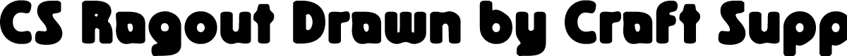 CSRagoutDrawn-Regular Demo