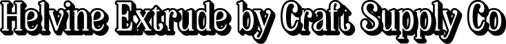 Helvine-ExtrudeRight Demo