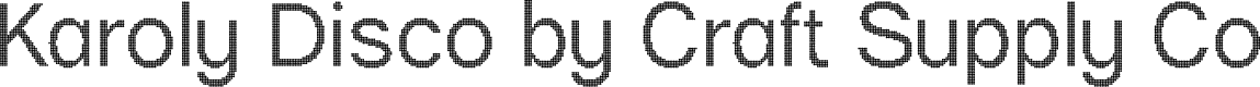 KarolyDisco-Regular Demo