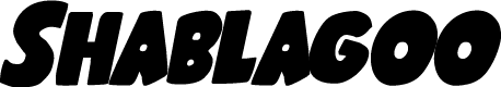 Shablagoo Italic