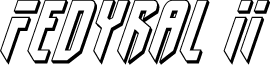 Fedyral II 3D Italic