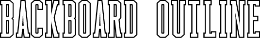 Backboard Outline