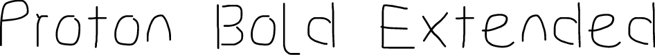 Proton Bold Extended