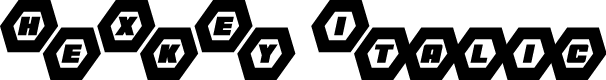 HeXkEy Italic