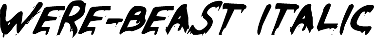 Were-Beast Italic
