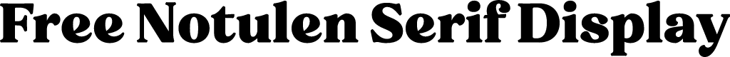 FreeNotulenSerifDisplay-ExtBd