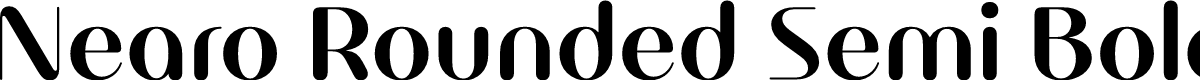 Nearo Rounded Semi Bold