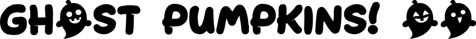 Ghost Pumpkins