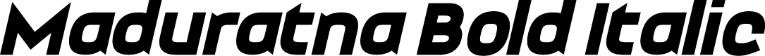 Maduratna Bold Italic