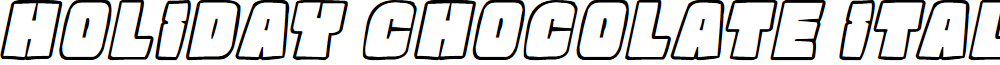 Holiday Chocolate Italic