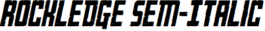 Rockledge Sem-Italic
