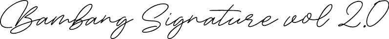 Bambang Signature vol 2.0