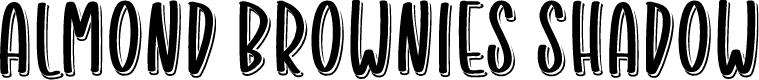 Almond Brownies Shadow