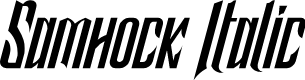 Samhock Italic