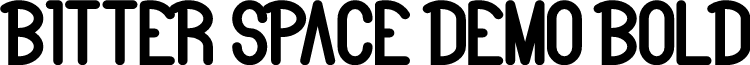 Bitter Space Demo Bold