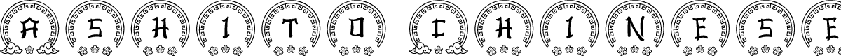 Ashito Chinese Monogram Regular