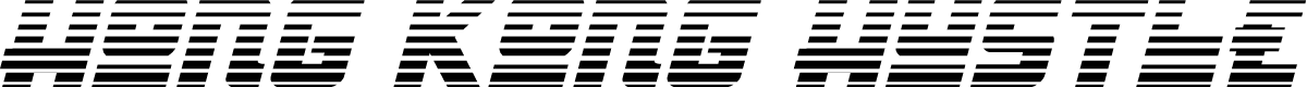 Hong Kong Hustle Gradient Itali Italic