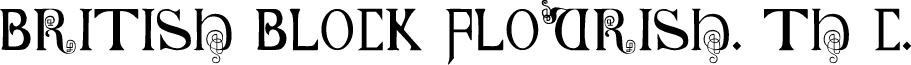 British Block Flourish, 10th c.