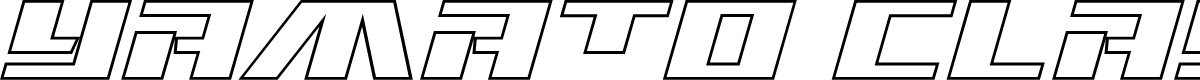 Yamato Class Outline Italic