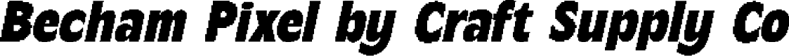 Becham Pixel Demo Regular
