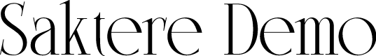 Saktere Demo