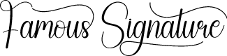Famous Signature