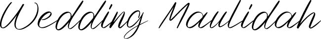 Wedding Maulidah