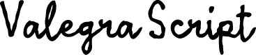 Valegra Script