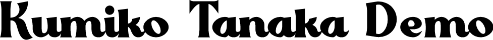 Kumiko Tanaka Demo