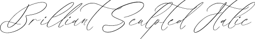 Brilliant Sculpted Italic