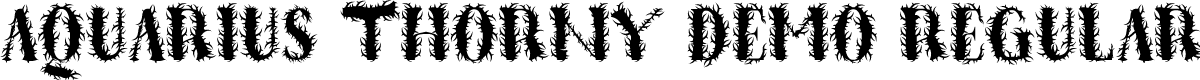 Aquarius Thorny Demo Regular
