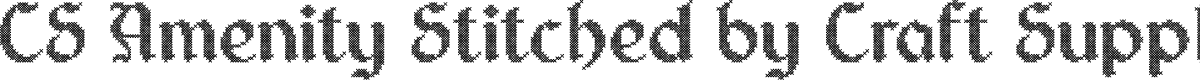 CS Amenity Stitched Regular Demo