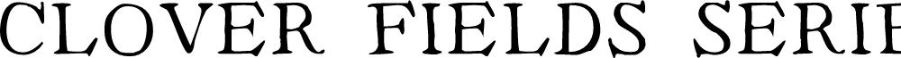 Clover Fields Serif Demo