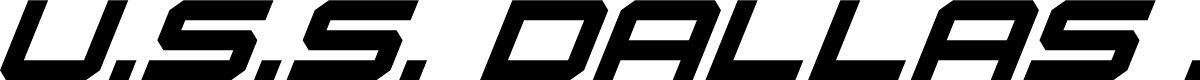 U.S.S. Dallas Super-Italic