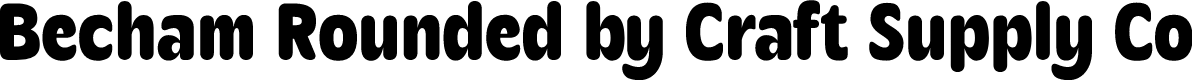 Becham Rounded Demo Regular