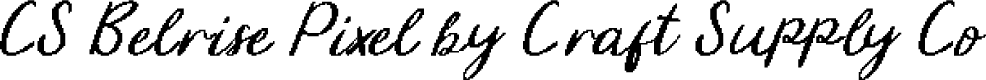CS Belrise Pixel Regular Demo