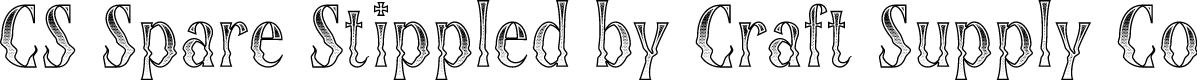 CS Spare Stippled Regular Demo