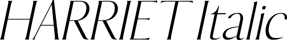 HARRIET Italic