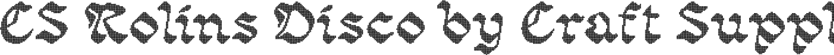 CSRolinsDisco-Regular Demo
