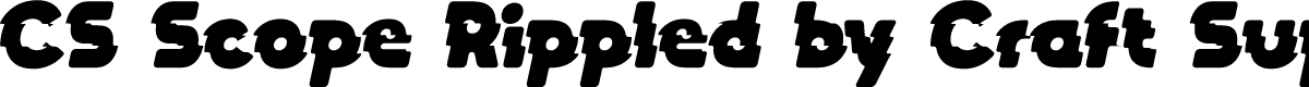 CS Scope Rippled Regular Demo