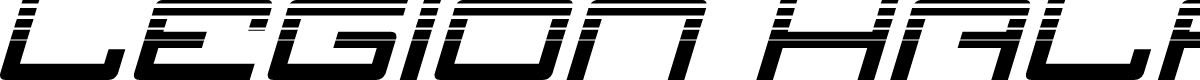 Legion Halftone Italic