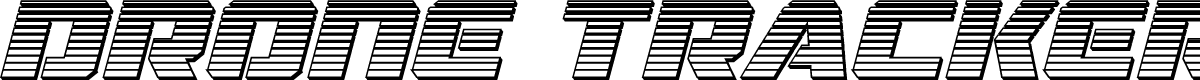 Drone Tracker Chrome Italic