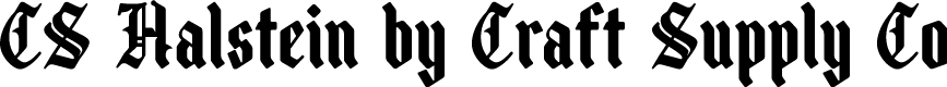CS Halstein Regular Demo