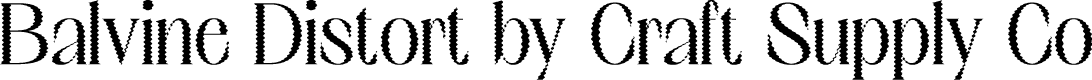 Balvine Distort-Regular Demo
