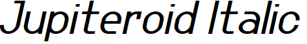 Jupiteroid Italic