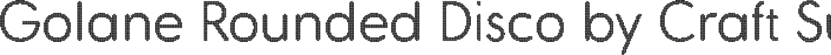 GolaneRoundedDisco-Regular Demo