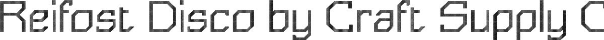 ReifostDisco-Regular Demo