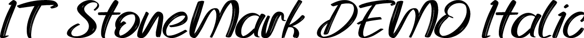 IT StoneMark DEMO Italic