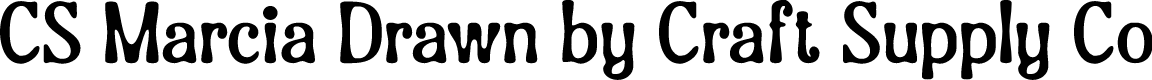 CSMarciaDrawn-Regular Demo